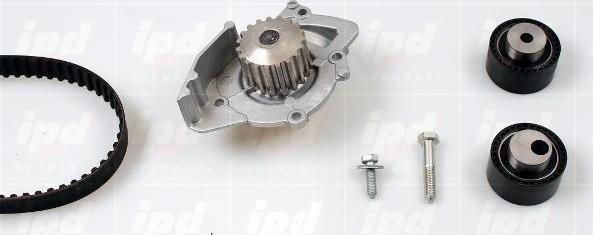 IPD K62041 - Водяной насос + комплект зубчатого ремня ГРМ www.autospares.lv