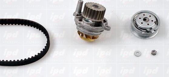 IPD K62062 - Водяной насос + комплект зубчатого ремня ГРМ www.autospares.lv