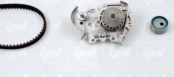 IPD K62035 - Водяной насос + комплект зубчатого ремня ГРМ www.autospares.lv