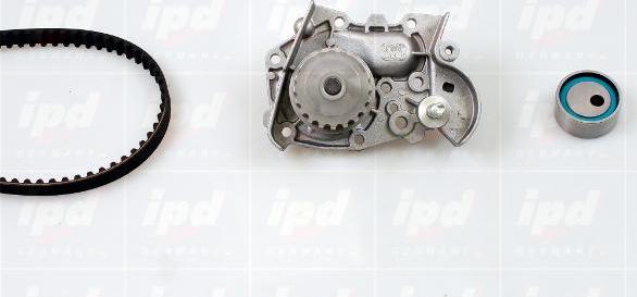 IPD K62023 - Водяной насос + комплект зубчатого ремня ГРМ www.autospares.lv