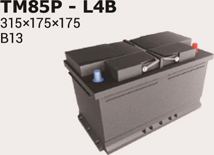 IPSA TM85P - Стартерная аккумуляторная батарея, АКБ www.autospares.lv