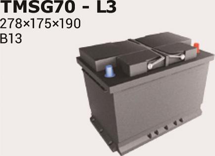 IPSA TMSG70 - Starter Battery www.autospares.lv