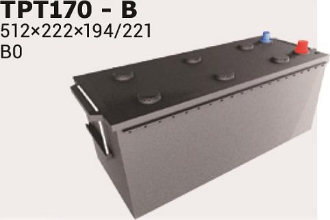 IPSA TPT170 - Starter Battery www.autospares.lv