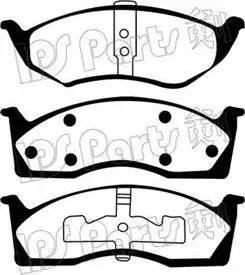 IPS Parts IBD-1099 - Bremžu uzliku kompl., Disku bremzes autospares.lv