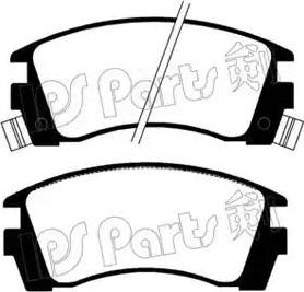 IPS Parts IBD-1193 - Brake Pad Set, disc brake www.autospares.lv