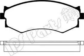 IPS Parts IBD-1144 - Тормозные колодки, дисковые, комплект www.autospares.lv