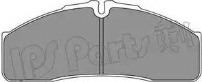 IPS Parts IBD-1172 - Bremžu uzliku kompl., Disku bremzes www.autospares.lv