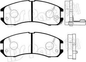 IPS Parts IBD-1331 - Тормозные колодки, дисковые, комплект www.autospares.lv