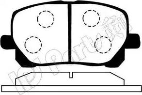 IPS Parts IBD-1213 - Brake Pad Set, disc brake www.autospares.lv