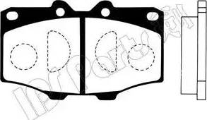 IPS Parts IBD-1236 - Brake Pad Set, disc brake www.autospares.lv