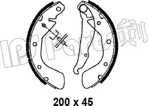 IPS Parts IBL-4998 - Bremžu loki autospares.lv