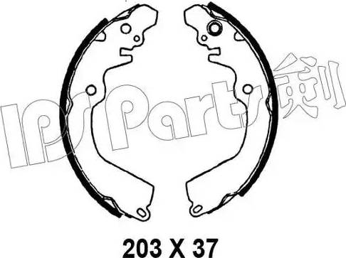 IPS Parts IBL-4586 - Bremžu loki autospares.lv