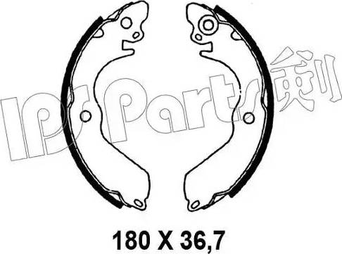 IPS Parts IBL-4587 - Bremžu loki www.autospares.lv