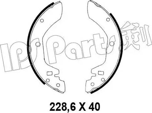 IPS Parts IBL-4106 - Bremžu loki autospares.lv