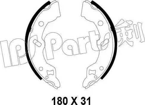 IPS Parts IBL-4399 - Bremžu loki www.autospares.lv