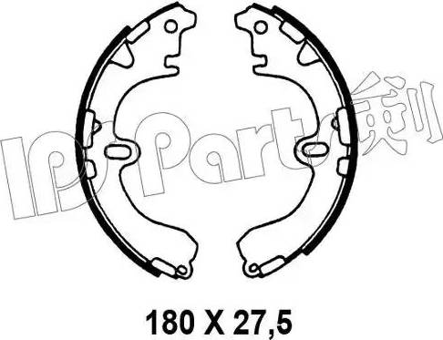 IPS Parts IBL-4294 - Bremžu loki www.autospares.lv