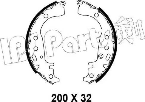 IPS Parts IBL-4204 - Bremžu loki www.autospares.lv