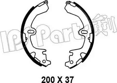 IPS Parts IBL-4201 - Bremžu loki www.autospares.lv