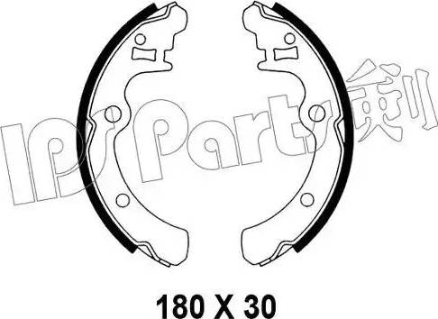 IPS Parts IBL-4704 - Bremžu loki www.autospares.lv