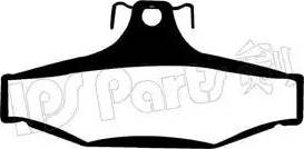 IPS Parts IBR-1997 - Тормозные колодки, дисковые, комплект www.autospares.lv