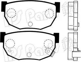 IPS Parts IBR-1122 - Тормозные колодки, дисковые, комплект www.autospares.lv