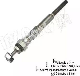 IPS Parts IDG-216 - Izolators, Kvēlsvece www.autospares.lv