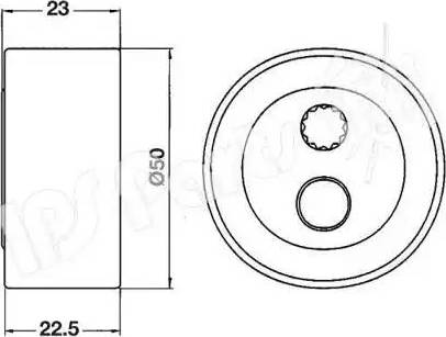 IPS Parts ITB-6608 - Натяжитель, ремень ГРМ www.autospares.lv