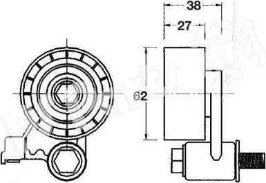 IPS Parts ITB-6329 - Tensioner, timing belt www.autospares.lv