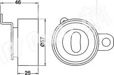 IPS Parts ITB-6226 - Siksnas spriegotājs, Zobsiksna autospares.lv