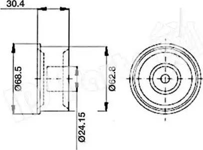 IPS Parts ITB-6W06 - Tensioner, timing belt www.autospares.lv