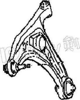 IPS Parts ITR-102227 - Track Control Arm www.autospares.lv