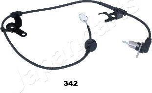 Japanparts ABS-342 - Devējs, Riteņu griešanās ātrums www.autospares.lv