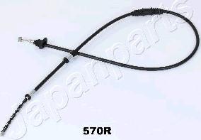 Japanparts BC-570R - Cable, parking brake www.autospares.lv