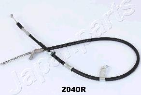 Japanparts BC-2040R - Тросик, cтояночный тормоз www.autospares.lv