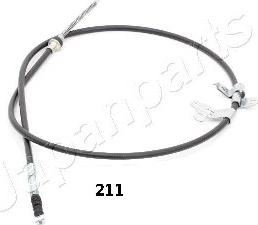 Japanparts BC-211 - Trose, Stāvbremžu sistēma www.autospares.lv