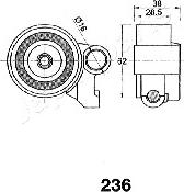 Japanparts BE-236 - Siksnas spriegotājs, Zobsiksna www.autospares.lv