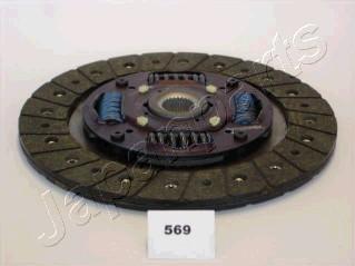 Japanparts DF-569 - Диск сцепления, фрикцион www.autospares.lv