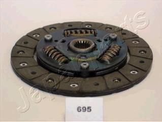 Japanparts DF-695 - Диск сцепления, фрикцион www.autospares.lv