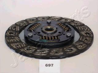 Japanparts DF-697 - Диск сцепления, фрикцион www.autospares.lv