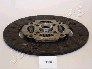 Japanparts DF-196 - Диск сцепления, фрикцион www.autospares.lv