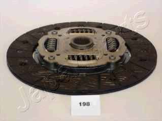 Japanparts DF-198 - Диск сцепления, фрикцион www.autospares.lv