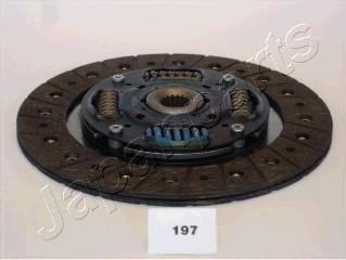 Japanparts DF-197 - Диск сцепления, фрикцион www.autospares.lv