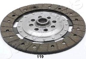 Japanparts DF-119 - Диск сцепления, фрикцион www.autospares.lv