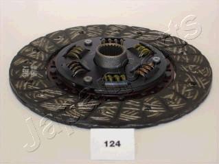 Japanparts DF-124 - Диск сцепления, фрикцион www.autospares.lv