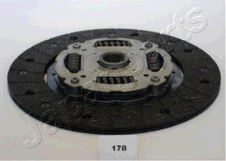 Japanparts DF-178 - Диск сцепления, фрикцион www.autospares.lv