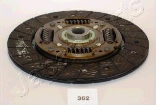 Japanparts DF-362 - Диск сцепления, фрикцион www.autospares.lv