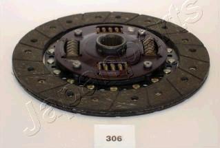 Japanparts DF-306 - Диск сцепления, фрикцион www.autospares.lv