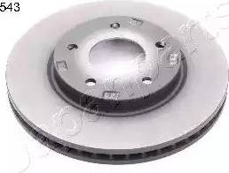 Japanparts DI-543 - Bremžu diski www.autospares.lv