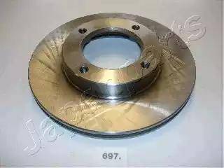 Japanparts DI-697 - Bremžu diski www.autospares.lv