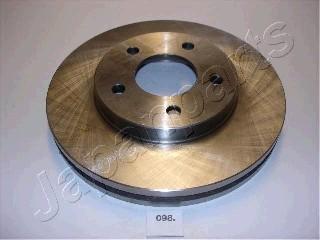 Japanparts DI-098 - Тормозной диск www.autospares.lv